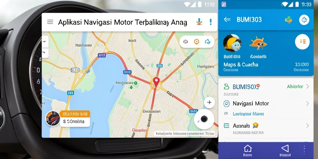 Antarmuka aplikasi BUMI303 yang jelas dan mudah digunakan.
