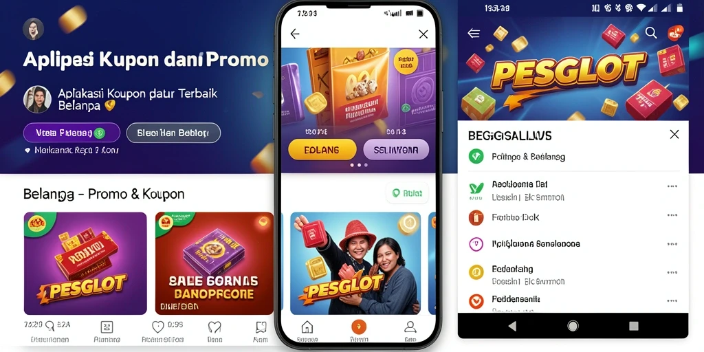 Tampilan antarmuka PESGSLOT yang memudahkan pencarian kupon dan promo.