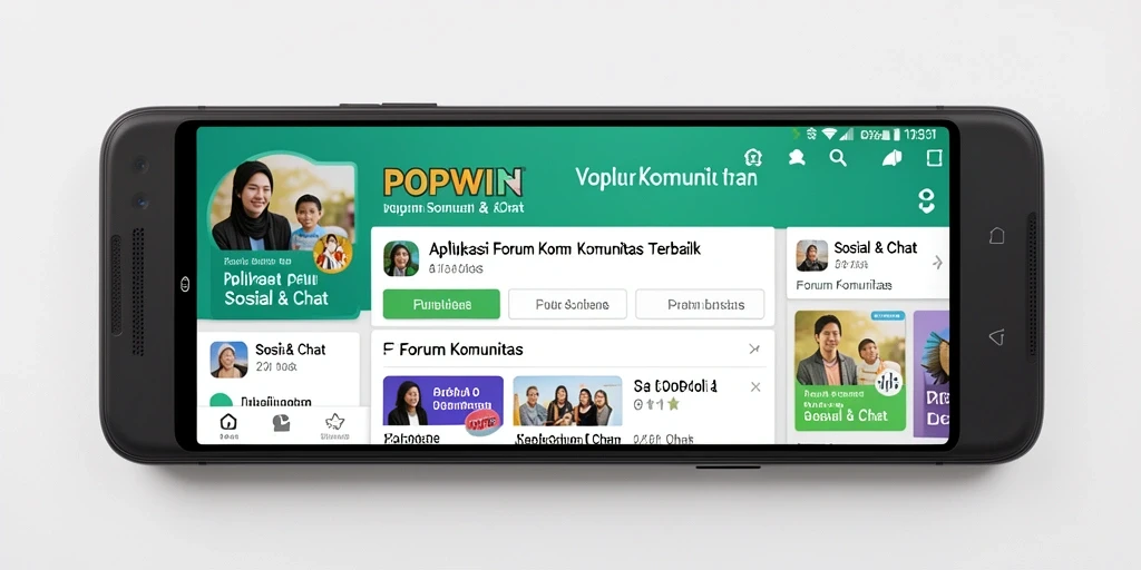 Tampilan antarmuka pengguna yang menarik dan fungsional.