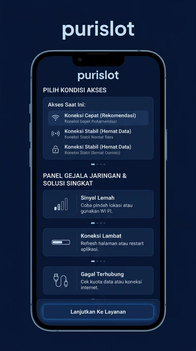 Tampilan link alternatif purislot