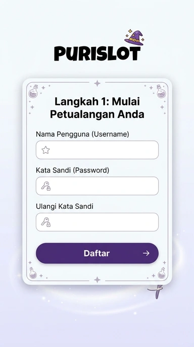 Tampilan halaman daftar purislot